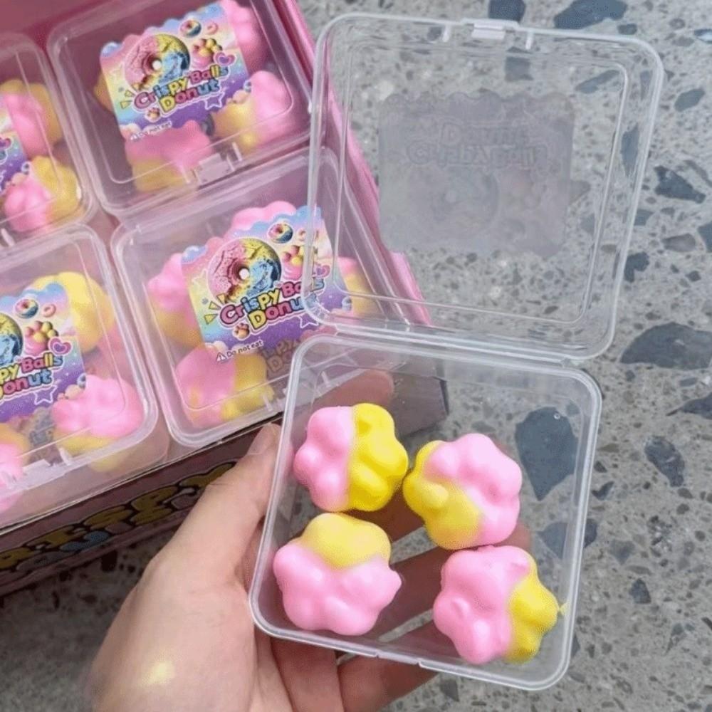 Handmade Crispy Chocolate Squishy Toy Portable Crispy Chocolate Pinching Toy Gifts for Kids