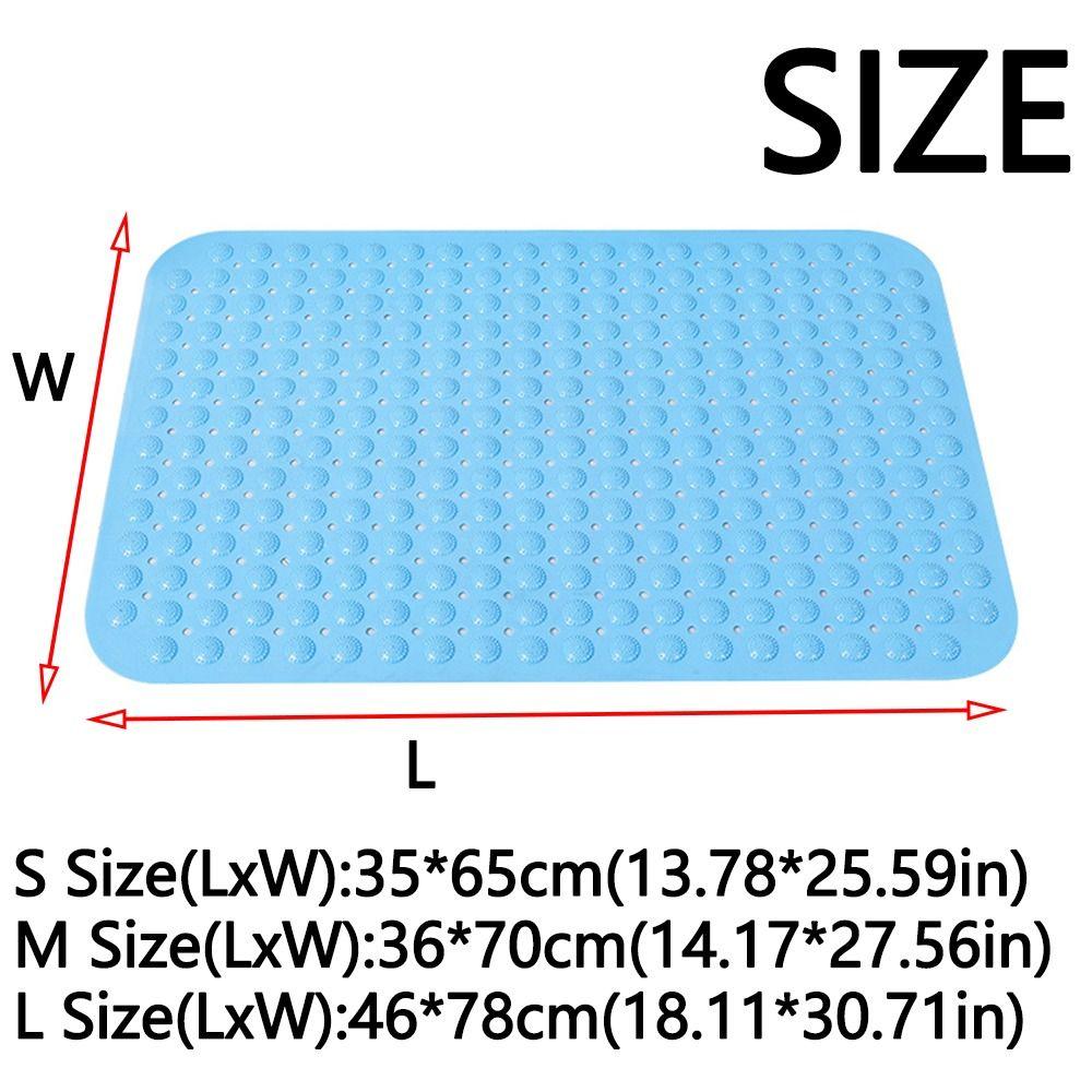 S/M/L Foot Mmassage Pad Non-Slip Massage Shower Pad Floor Mats Water Barrier Mat Elder