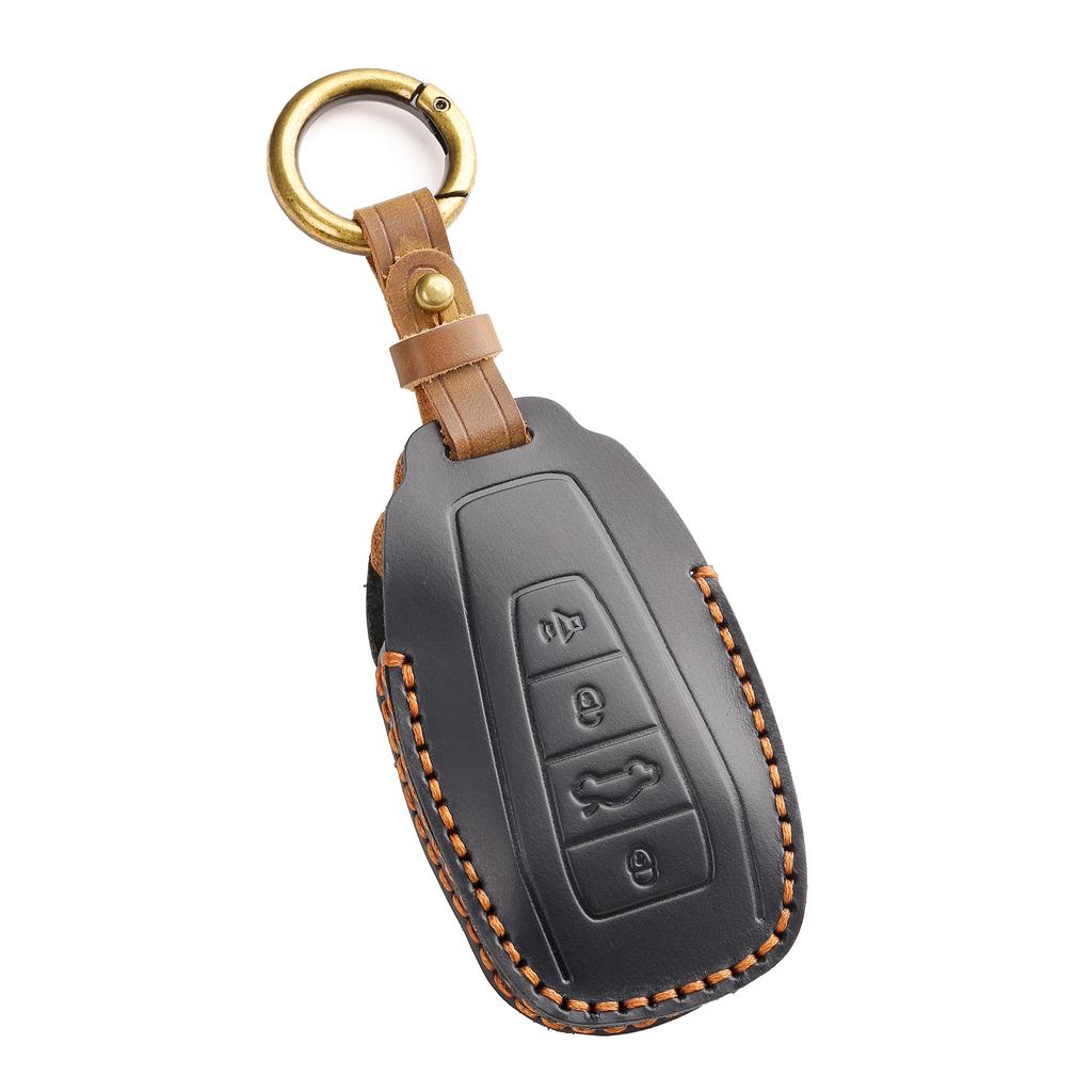 The first layer of cowhide car key cover is suitable for Geely Emgrand gs Xingyue Boyue Xingrui icon Colorful Vision leather