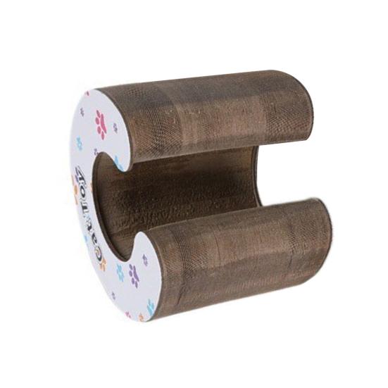 Accordion Cat Scratcher Transformable Cat Toy with Bell Ball Scratching Board Interactive Enrichment Toy for Indoor Cats Kittens