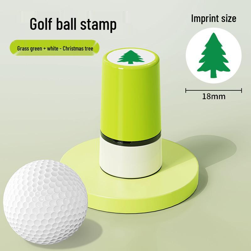 Quick-Dry Waterproof Golf Ball Marker Stamp - Various Patterns and Styles