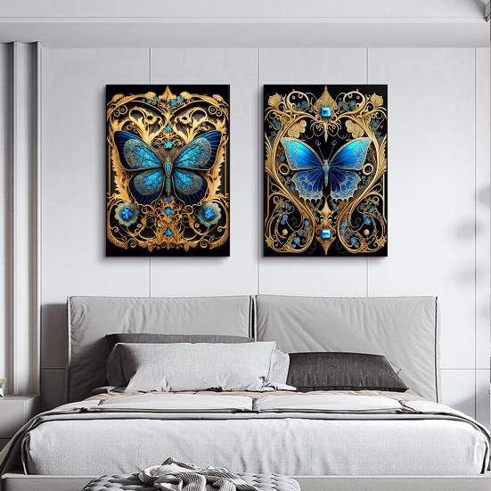 

5D Алмазный набор для рисования с узором бабочки. Легкий DIY. Четкие символы. Улучшает координацию рук и глаз. Яркие цвета. Вышивка крестиком. Мозаичное украшение. A