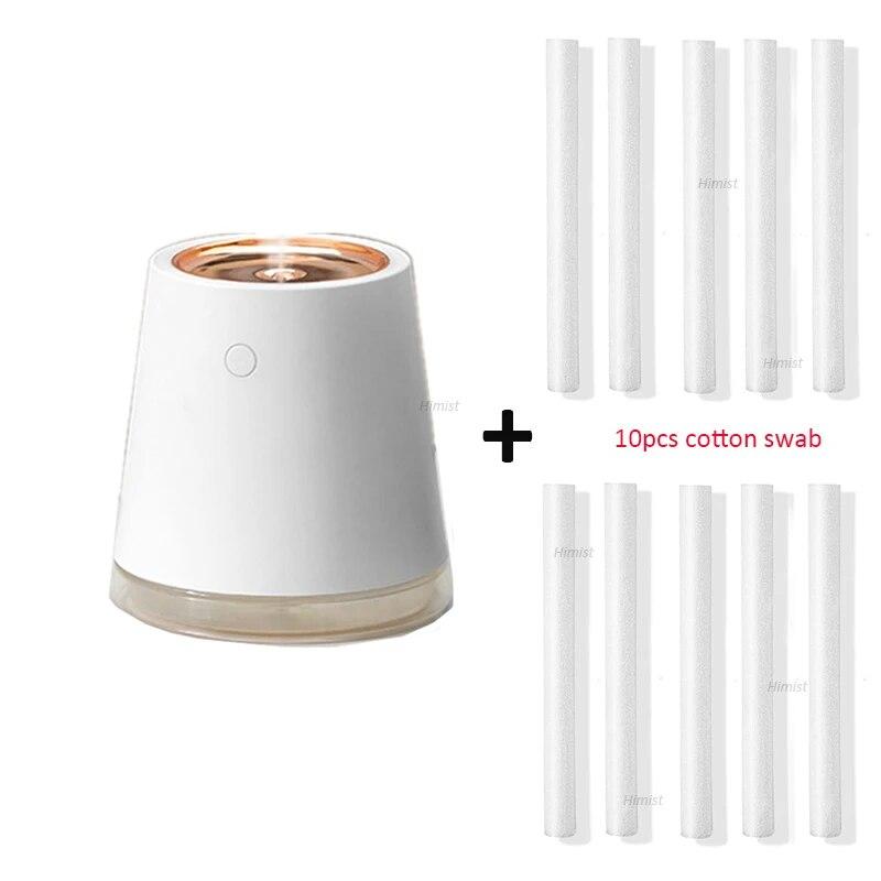 500 ml velkokapacitní přenosný bezdrátový zvlhčovač vzduchu 1500 mAh dobíjecí baterie usb výrobník mlhy Fogger s teplým LED světlem