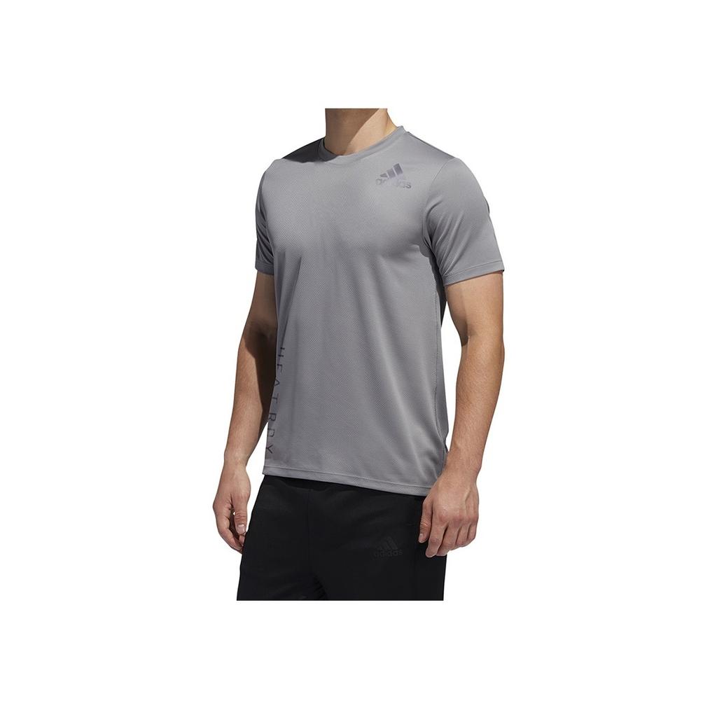 Adidas Football Training Sports Crew Neck Short Sleeve T-Shirt Men Tops Gray FQ2663