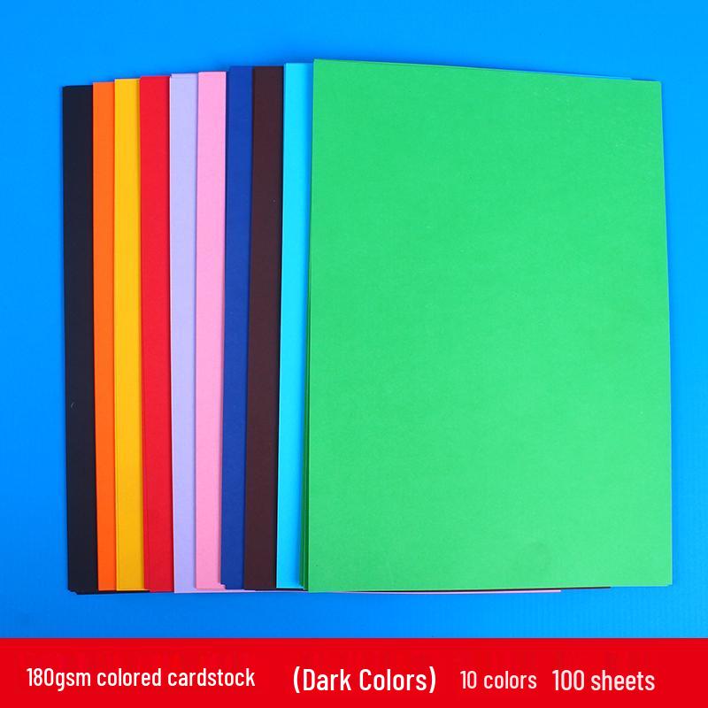 A4 Color & Black/White Cardstock, 200g, for Kids' Crafts & Art, Free Shipping