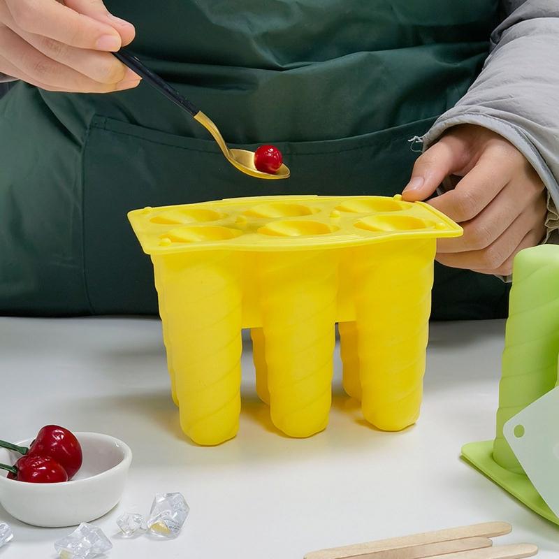Silicone Ice Cream Mold Reusable Popsicles Making Mould Kitchen Handmade Gadgets