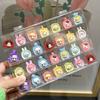 Clear Plastic 28 Grid Jewelry Box Durable Compartment Storage Box Tabletop Organizer Doll Display Case Earring Bead Container