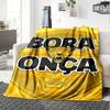 AMAZONAS FC Print Flannel Blanket High Quality Warm Comfortable Cover for All Seasons Perfect for Gifts Home Decor