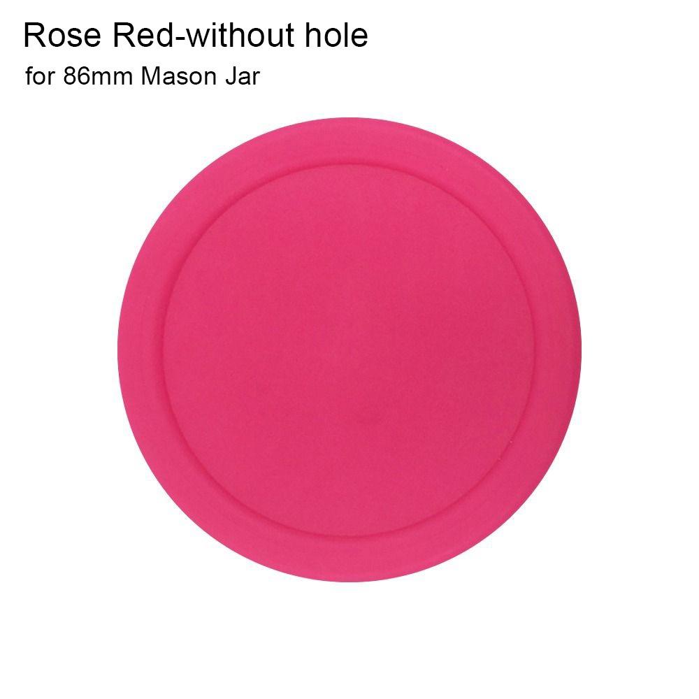 

1 шт. крышка для банки Мейсона с отверстием, хорошая герметизация, крышка для бутылки, новая крышка-носик, кухонный инструмент rose red without hole