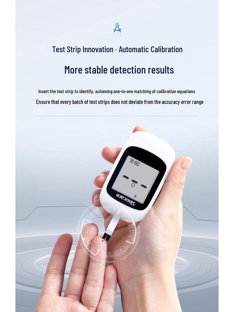 Sannuo Youzhi C301Air Home Blood Glucose Test Strips & Meter