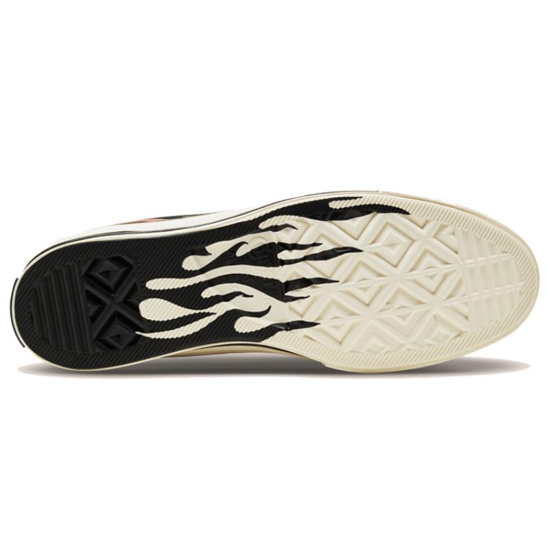 Converse Chuck Taylor All Star 70 Chuck 70 Flame Trend Low-Top Espadrilles Unisex Black