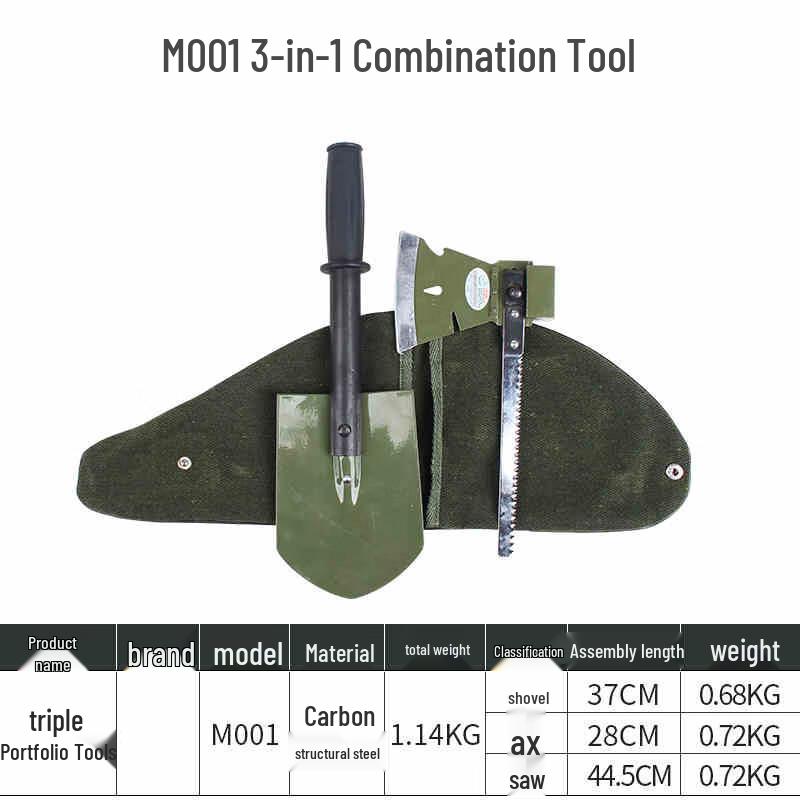 Multi-functional 3-in-1 Exploration Tool Set M001