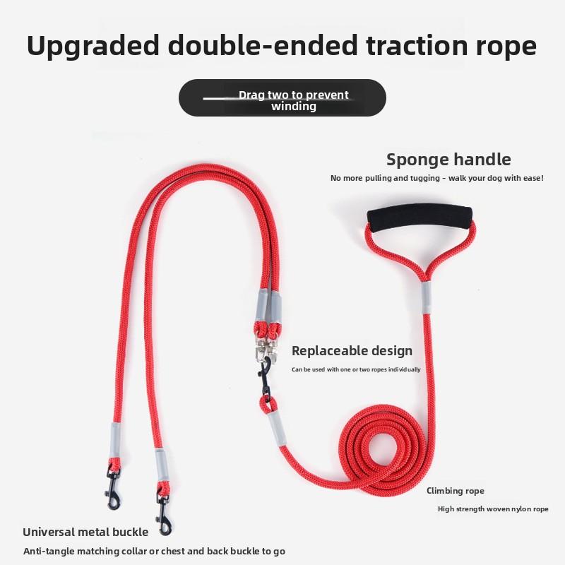 Eine universelle Hundeleine, um zu verhindern, dass Hunde ausbrechen, ein Mehrzweck-Gassigehwerkzeug, P-Ketten-Haustierbedarf