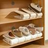 New Adjustable Height Shoe Stacker Double Layer Durable Space-Saving Shoe Rack Shoe Shelf for Closet Shoes Storage