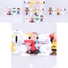 Adorable 12pcs Peanuts Charlie Brown Snoopy Lucy Franklin Figure Cake Topper Set