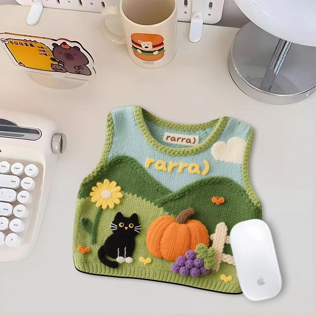 Printed sweater cute mouse pad personalized office, dormitory, computer desk, office, portable home mouse