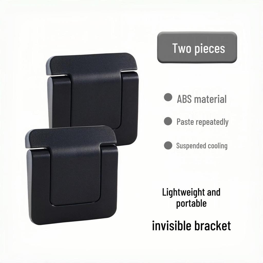 Portable Laptop Cooler Stand: Invisible Mini Folding Bracket with Keyboard Support
