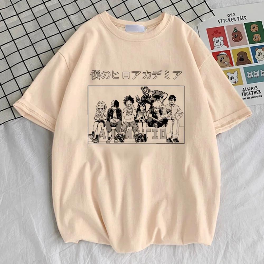 My Hero Academia Shirt Girl Psychedelic Graphic Punk 2000s T Shirt Gothic Kawaii Y2k Harajuku 2000s 80s