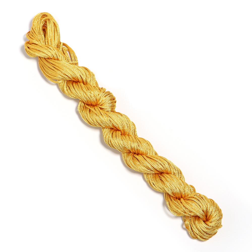 1/1.5mm Multicolor Nylon Cord Chinese Knot Thread Braided String for Jewelry Making Bracelet Tassels Beading Thread Supplies