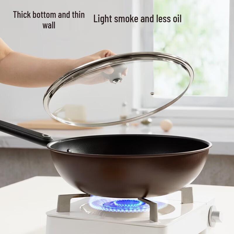 COOKER KING 32cm Non-Stick Stir-fry Pan