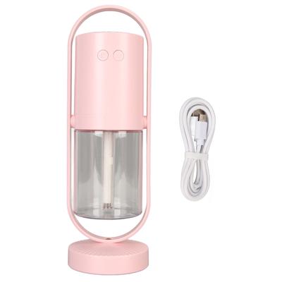 Humidificateur Brume Froide RGB Pulvérisation Fine Ultra Silencieux Portable Humidificateur d'Air avec Lumière LED pour Bébé Voiture Voyage 200ml
