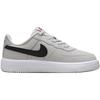 Nike Force 1 Low LV8 EasyOn Rutschfest Verschleißfest Niedrig geschnitten Kinder Skateboard Schuhe Grau/Weiß/Schwarz Kinder Sneaker FZ1010-001