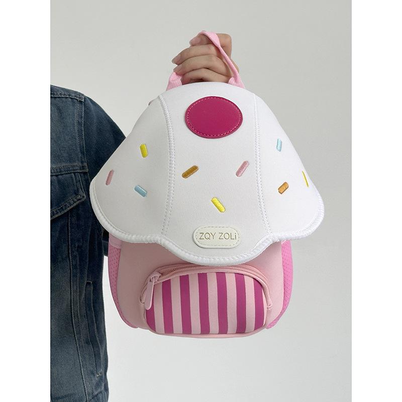 Design Mini Cute Mushroom Small Backpack Premium Sense Popular Cute Treasure Series Children'S Small Backpack