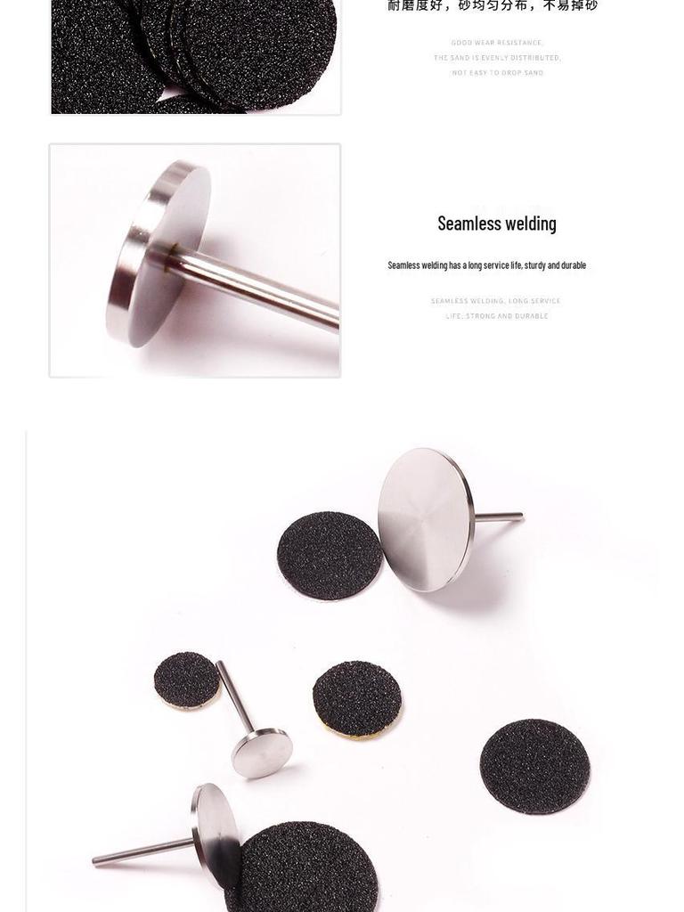 Set Electric de Pilire a Unghiilor: Foi abrazive pentru pedichiură și tifon exfoliant