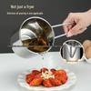 Mini Japanese Fryer with Filter Screen for Snacks & Chicken Cutlets - 304 Stainless Steel