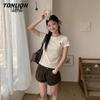 TonLion Women's Slim Fit Short Sleeve T-Shirt