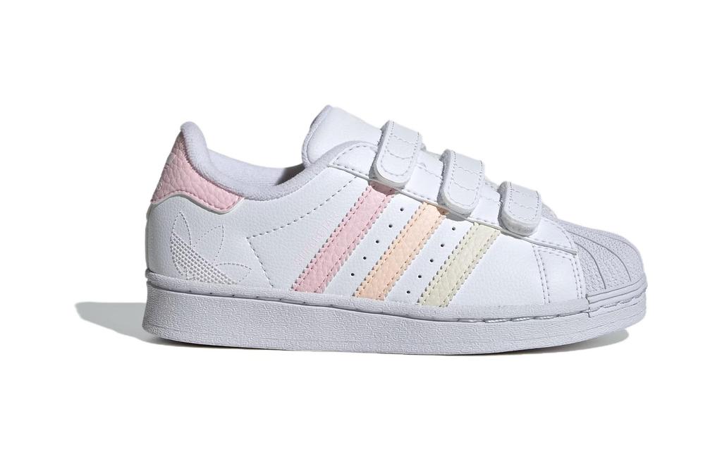 Adidas Originals SUPERSTAR Cushioning Abrasion Resistant Cushioning, Wear Resistant Low top Kids' Skateboarding Shoes IF3573