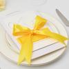1-1/2 Inches 25 Yards golden Satin Ribbon, Solid Fabric Ribbon Roll for Flower Bouquets, Gift Wrapping, Wedding, Handmade Crafts