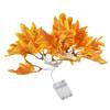 LED Yellow Leaf Light Battery Powered Durable Autumn Maple String Light for Indoor Outdoor Party