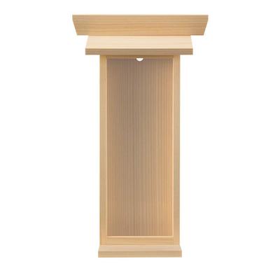 Takita Shoten Buddhistischer Altar (Shinto-Schrein) Einfacher Shinto-Schrein mit O-Azuma-Halter und Halter, 30cm hoch x 17,5cm breit, Wandmontierbarer Schrein