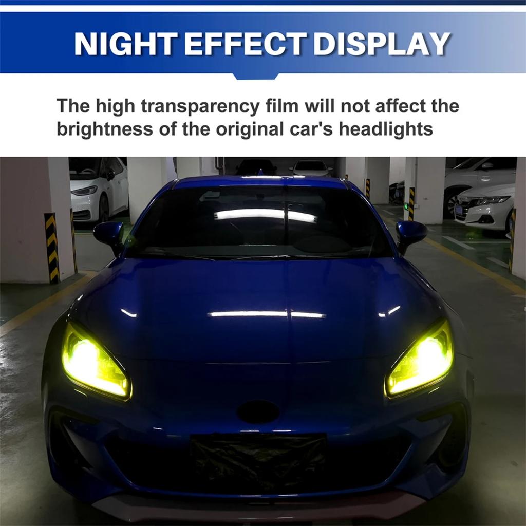 TPU Car Headlight Protective Film For Subaru BRZ ZD8 Toyota GR86 Transport & Smoke Anti-Scratch Auto External Car Accessories