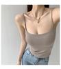 Lace Patchwork Open-Back Camisole - Sexy Slim Fit Vest for Women