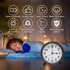 Vintage Alarm Clock Battery Operated Metal Alarm Clocks No Ticking Silent Desktop Retro Clock for Home Bookshelf and Nightstand