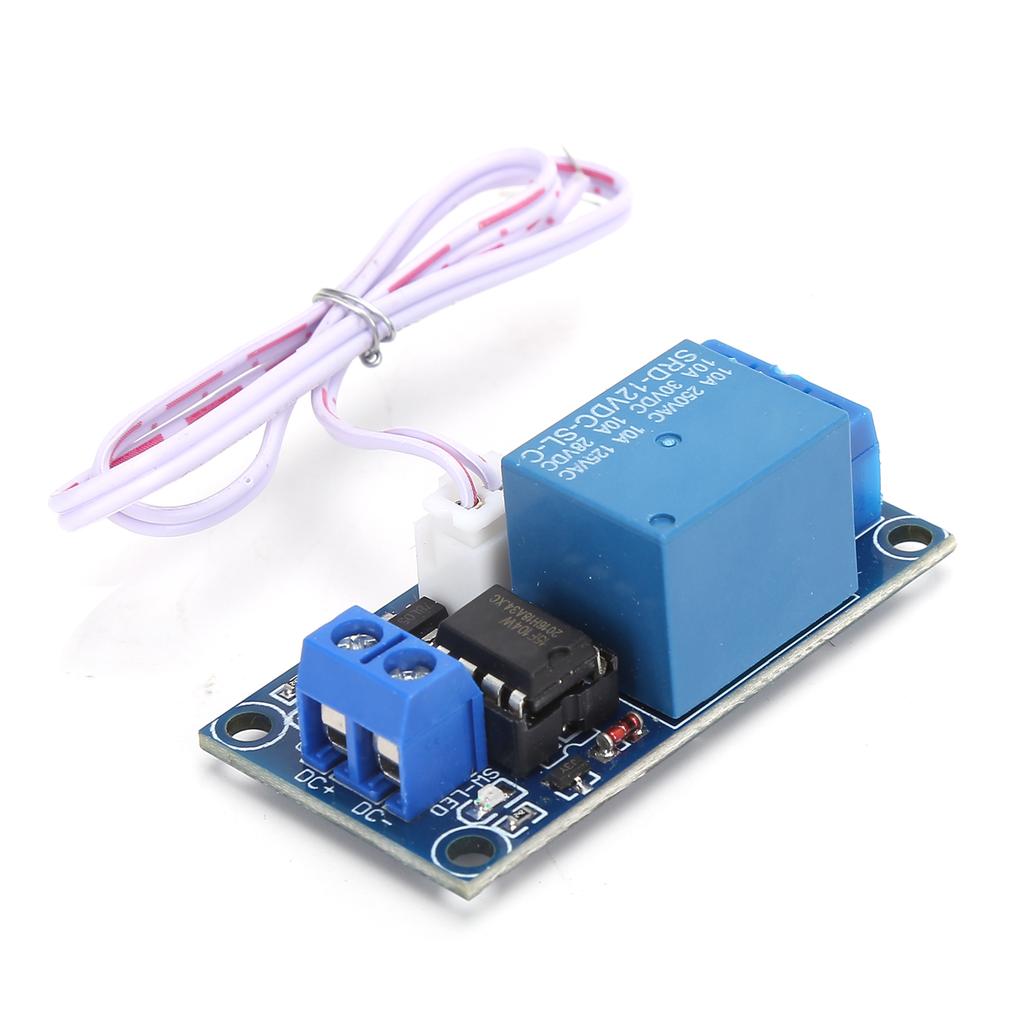 Relay Module Bistable 1Button StartStop SelfLocking Electronic Control Component DC12V