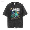 Vintage The Haunted Mansion Ghosts Halloween Spooky Season T Shirt Size S 5XL long or short sleeves vintage Washed fashion