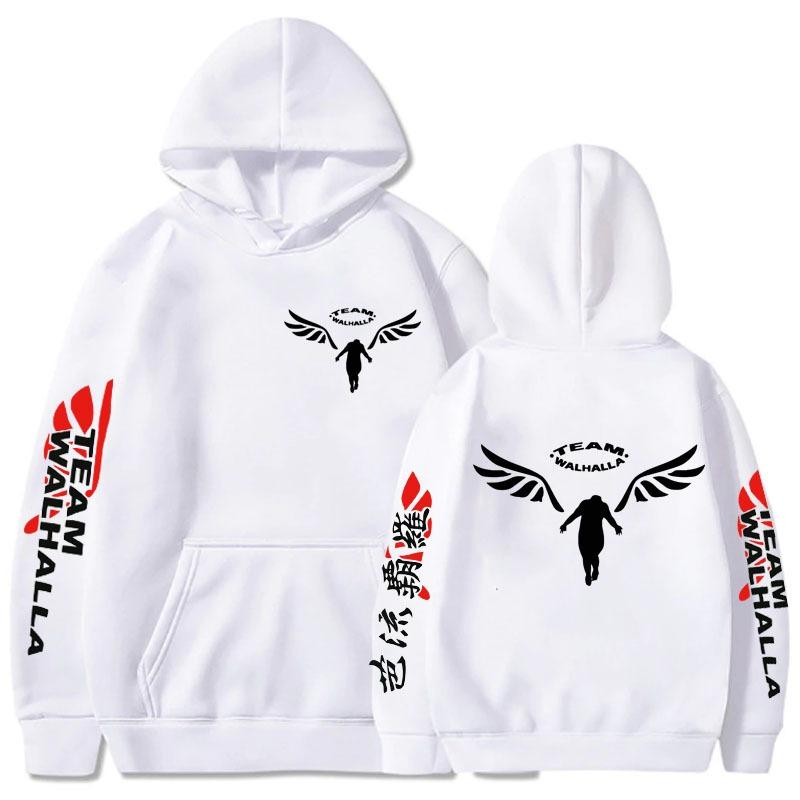 Tokyo Revengers Barlow BarrowAnime Plüsch-Hoodie Grenzüberschreitendes Sweatshirt Anime-Hoodie Harajuku-Hoodie Herren Vintage Streetwear Y2K