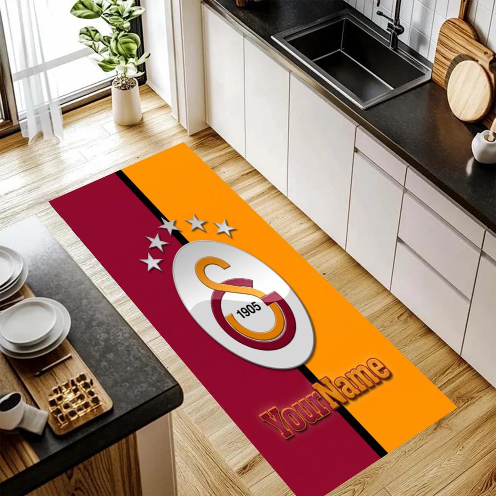 Galatasaray Customize Your Name Kitchen Rug Runner Rug Laundry Mat Hallway Entryway The Best Gift Choice