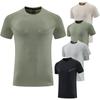 New Quick-Dry T-Shirt for Men Summer Short-Sleeved Loose-Fit Breathable Fitness Running Sports Top Quick-Drying Short-Sleeved