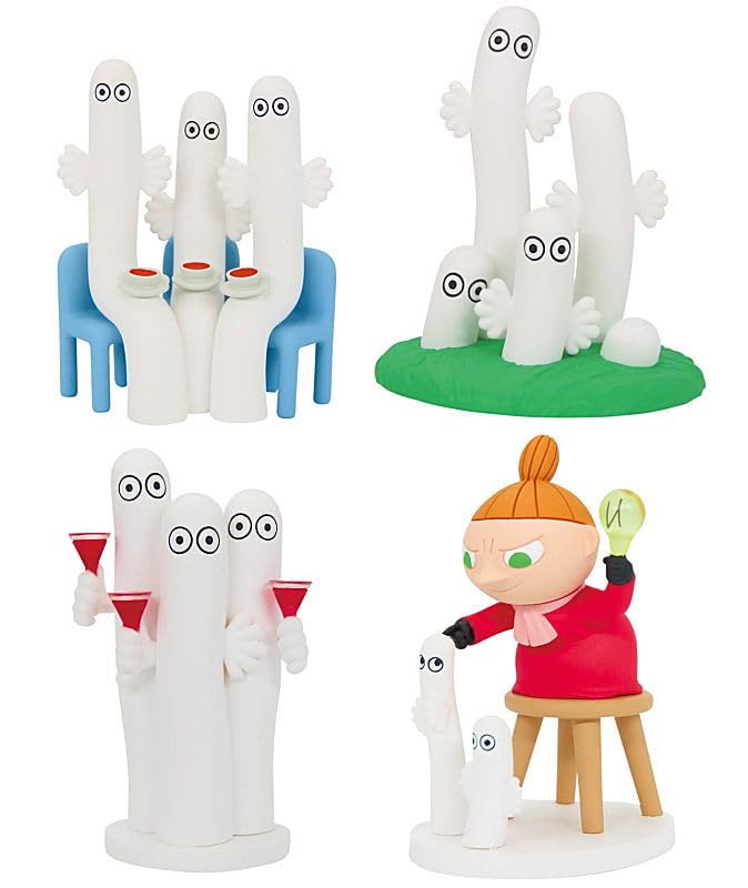 MOOMIN Hattifattener Collection Set of Capsule Toy [Complete 4]