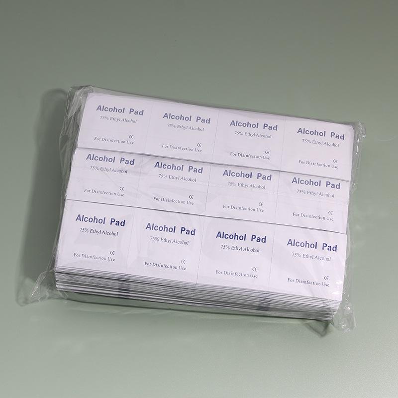 75% Alcohol Cotton Pads: 100 Individually Wrapped Ear Piercing & Jewelry Cleaning Wipes - Portable & Disposable for Travel