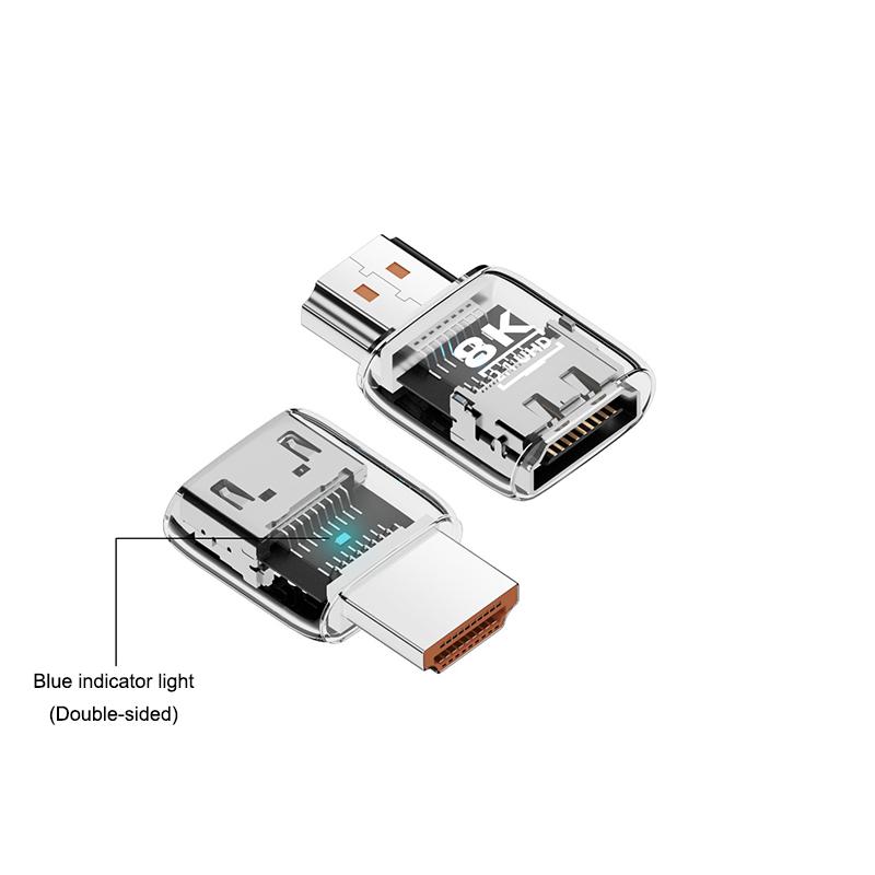 

8K -Compatible 2.1 Cable Adapter Male To Female Hdtv Extender Hd Connector For Hdtv Ps4 Lptop Tv Box Projector Extender A3