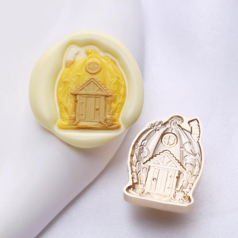 Embossed Call Series Lacquer Seal Head Suitable for Stamps Envelopes Gifts Greeting Cards Wax Sealing Tools