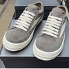 Men Brand Casual Low Top Grey Suede Shoes Designer Quality Punk Gothic Fashion Summer Platform Flat Women Sneaker Big Size 48