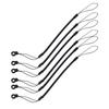 6PCS Elastic Pen Lanyard Retractable Spring Coil Strap Anti Lose Pen Leash with Ring for Tethering Drawing Pens