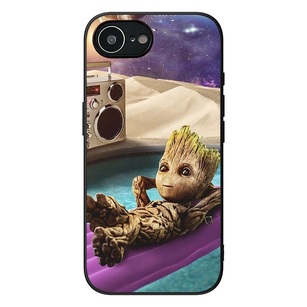 

Стражи Галактики Малыш Марвел Грут Чехол для Apple iPhone 13 12 Mini XS 11 Pro Max 7 8 Plus + XR SE 2022 2020 SE3 Чехол iPhone 11 ProMax