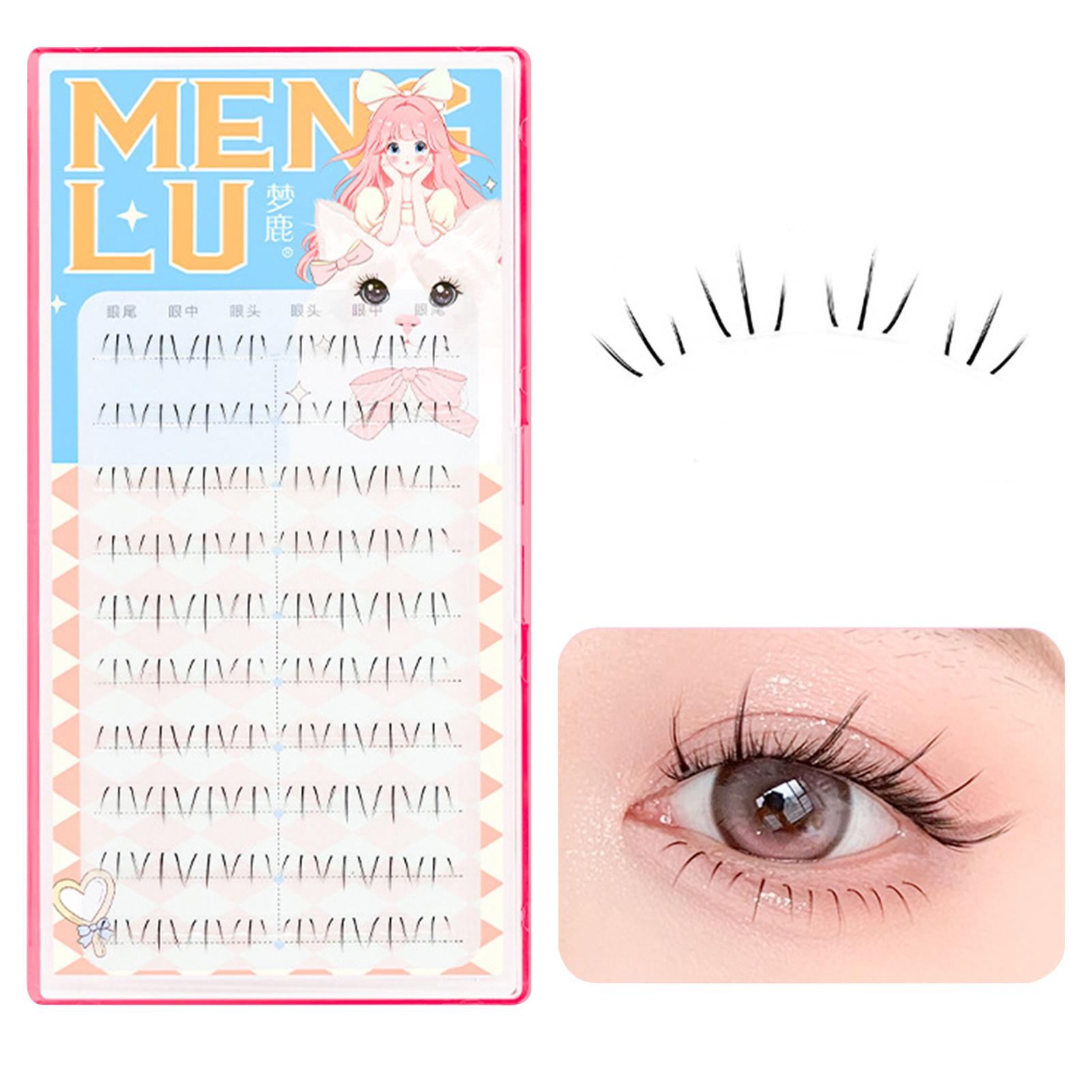 Lower Segmented Eyelashes Fake Lower Lashes Extension Makeup Tools Natural Fake Lower Lashes Women s Cosmetic Supplies 4-6mm